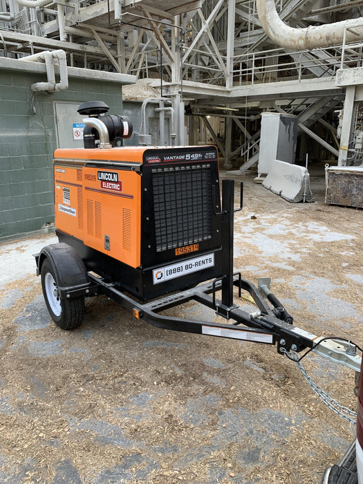 2021 Lincoln Electric Vantage 549X Ready Pak 3, ORANGE (includes trailer, cable rack, fender light kit)