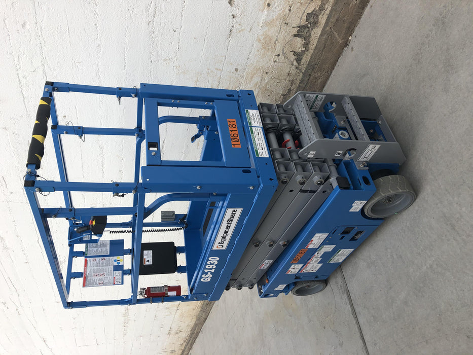 2020 Genie GS-1930 Solid Non Marking Tires, Beacon, Folding rails with half height swing gate, 800W Inverter