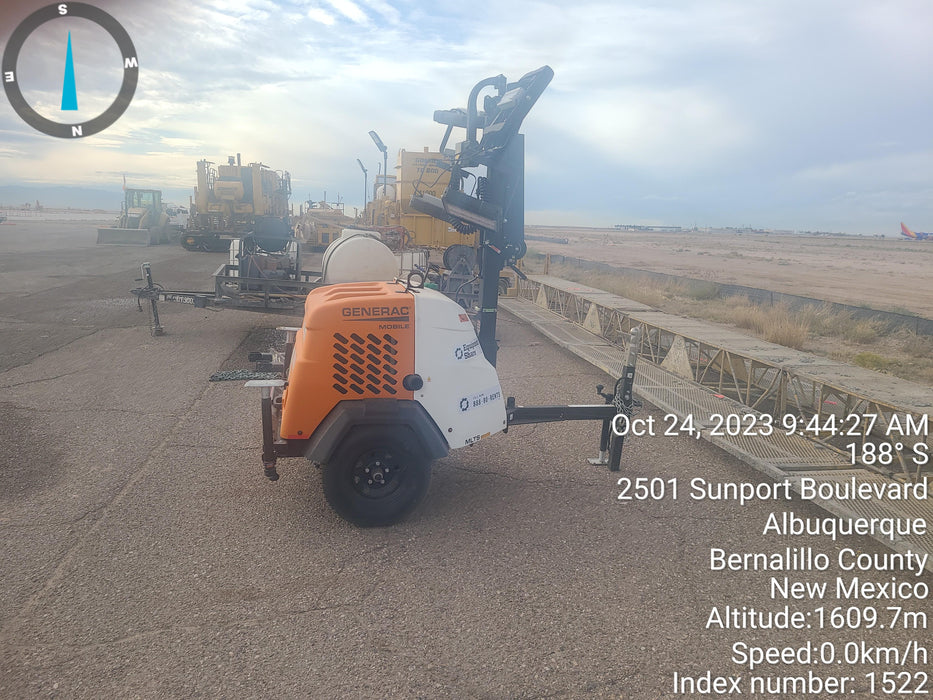 2023 Generac MLT2 Diesel, Flex Switch 120V Input, Powerzone Controller, (4) 320W LED Lights, 4kW Generator, 39.9 Gal Fuel Tank, 2" Ball, T3