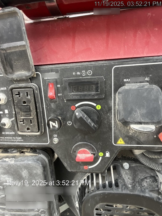 2024 Mi-T-M GEN-6500-0MM1 6.5kW, Gas Powered, Recoil Start, Wheel Mounted, 420cc Mi-T-M Eng., (2) 120V 20A GFCI Duplex, (1) 120V 30A Twist Lock, (1) 120V/240V 30A Twist Lock, 7.5 Gal. Fuel Tank