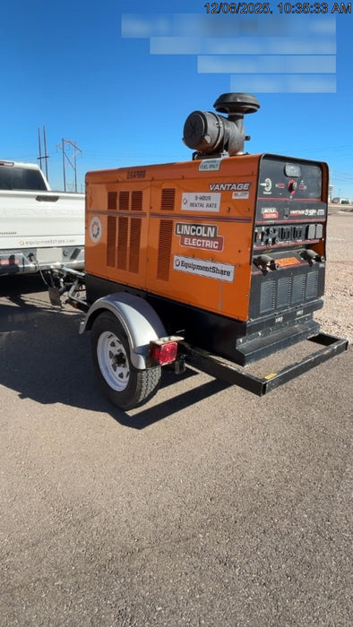 2022 Lincoln Electric Vantage 549X Crosslink Technology, Trailer Mounted, ES Decals, T3