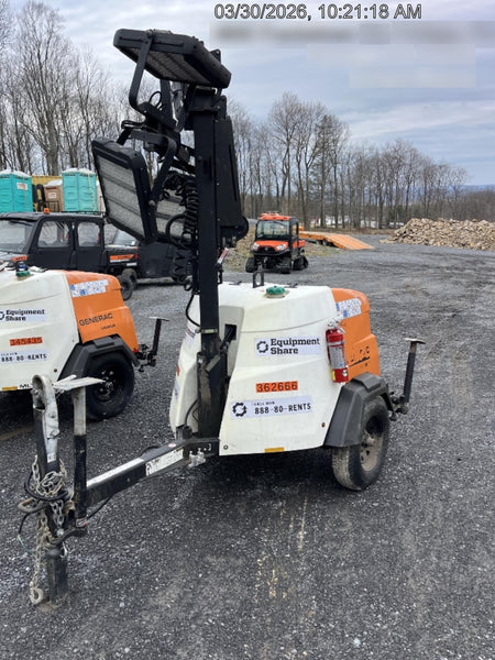 2023 Generac MLT2 Diesel, Flex Switch 120V Input, Powerzone Controller, 
(4) 320W LED Lights, 4kW Generator, 39.9 Gal Fuel Tank, 2" Ball, T3