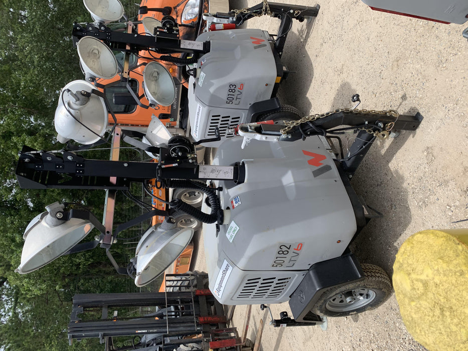2019 Wacker Neuson LTV6L-MH Mobile Light Tower w/Fuel Level Sensor Installed