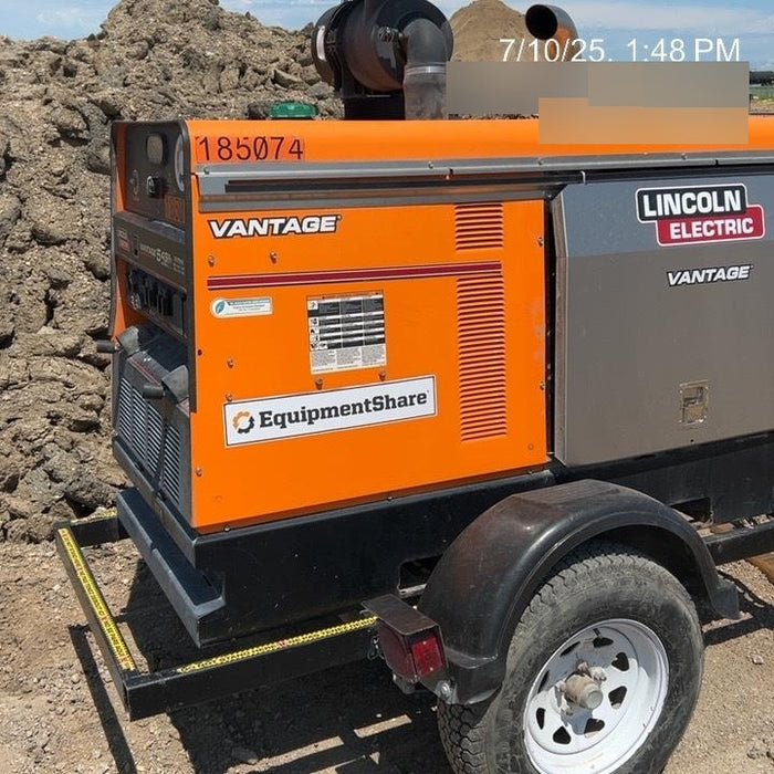 2021 Lincoln Electric Vantage 549X Ready Pak 3, ORANGE (includes trailer, cable rack, fender light kit)