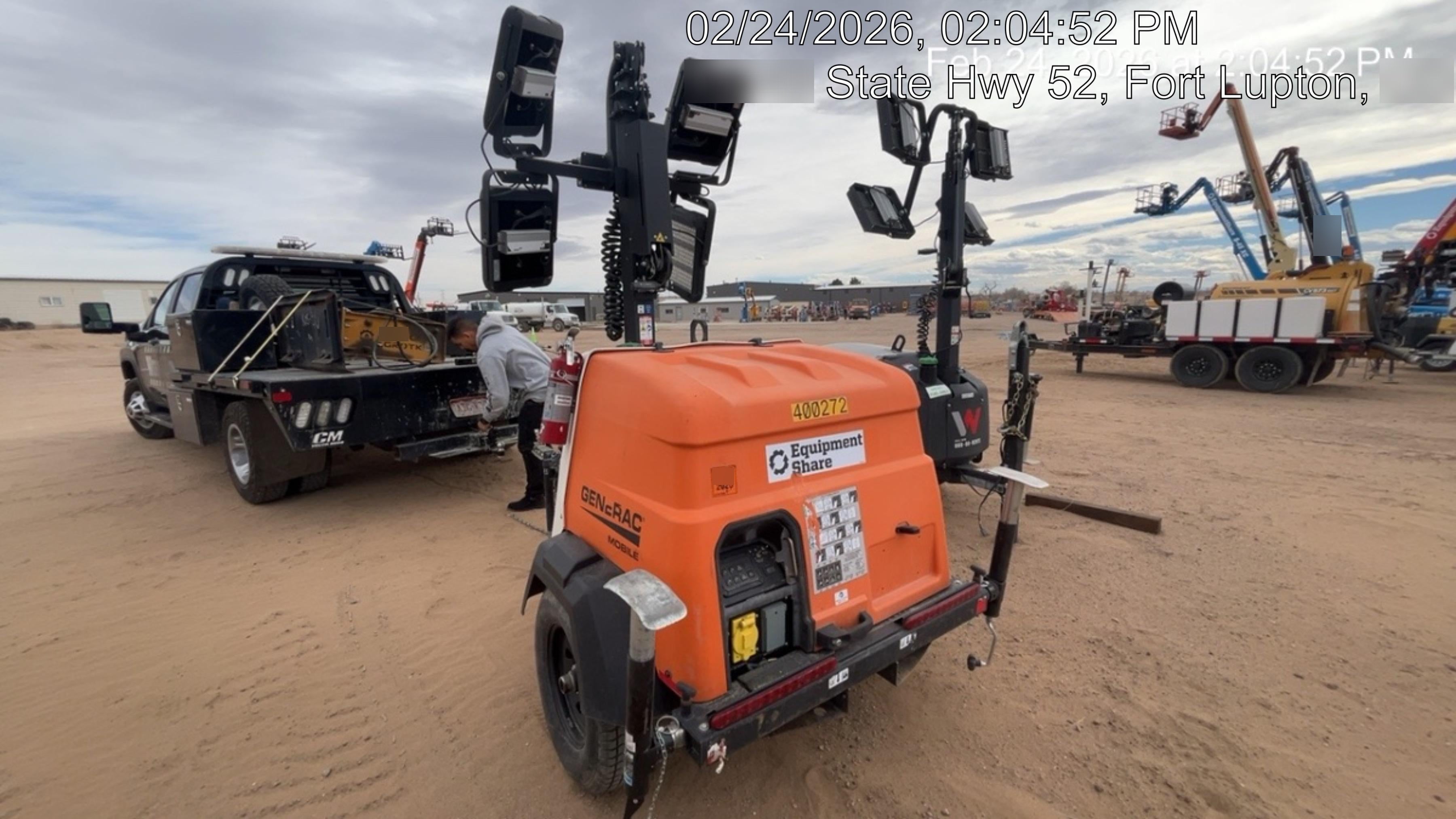 2024 Generac MLT2 Diesel, Flex Switch 120V Input, Powerzone Controller, 
(4) 320W LED Lights, 4kW Generator, 39.9 Gal Fuel Tank, 2" Ball, T3