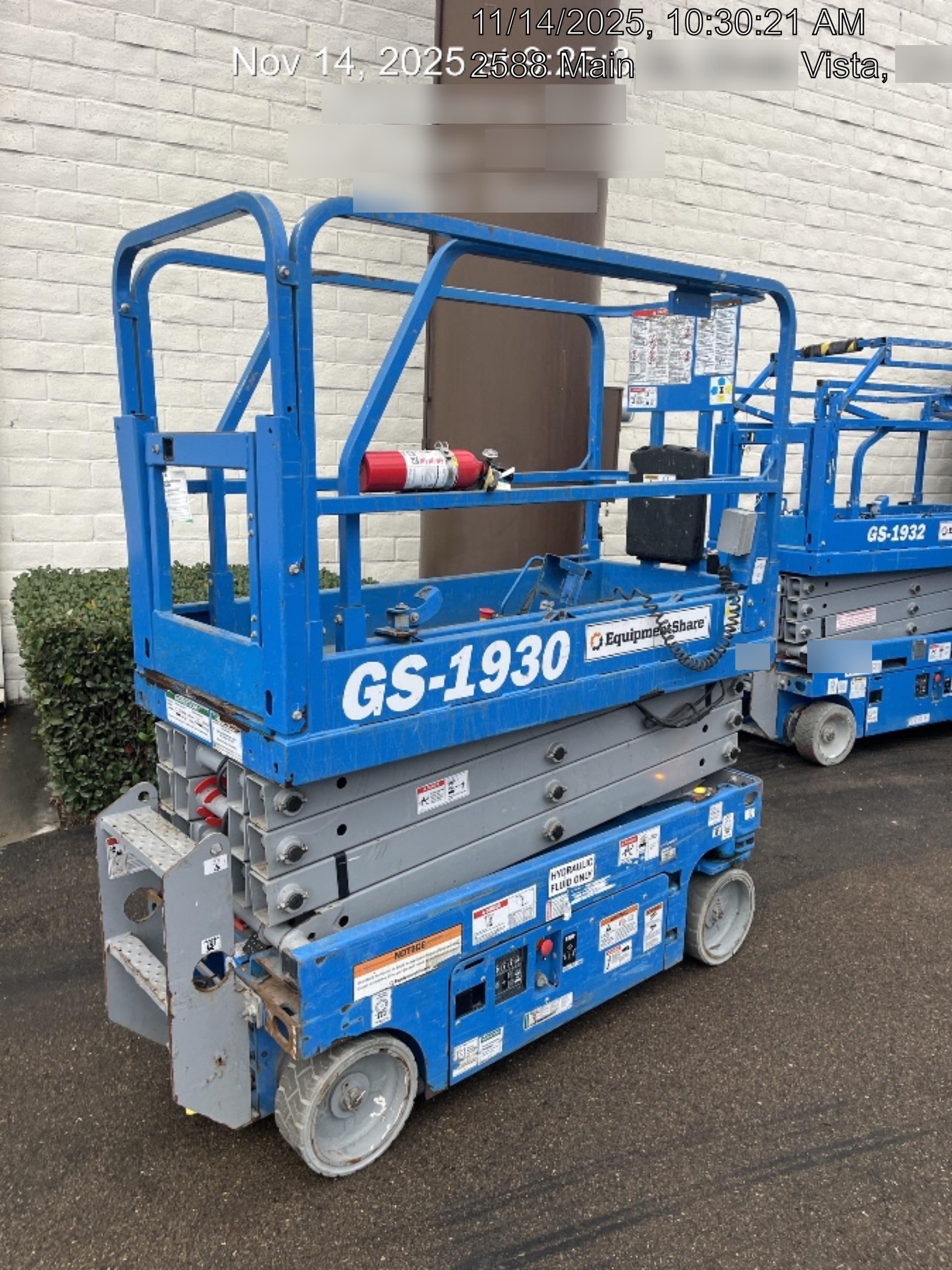 2019 Genie GS-1930 Half Height Swing Gate, 800W Inverter