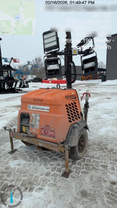 2023 Generac MLT2 Diesel, Flex Switch 120V Input, Powerzone Controller, 
(4) 320W LED Lights, 4kW Generator, 39.9 Gal Fuel Tank, 2" Ball, T3