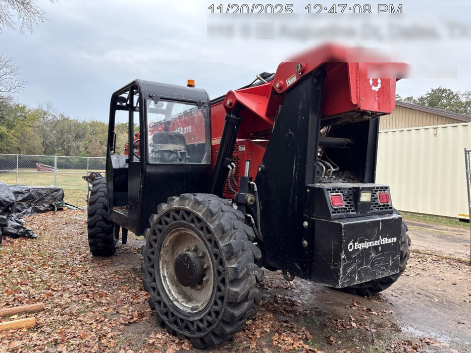2019 Manitou MTA10055 Canopy, 120 HP, Solid Tires, Work Lights, Lift Hook, Auxiliary Hydraulics 66" Carriage and 60" Forks