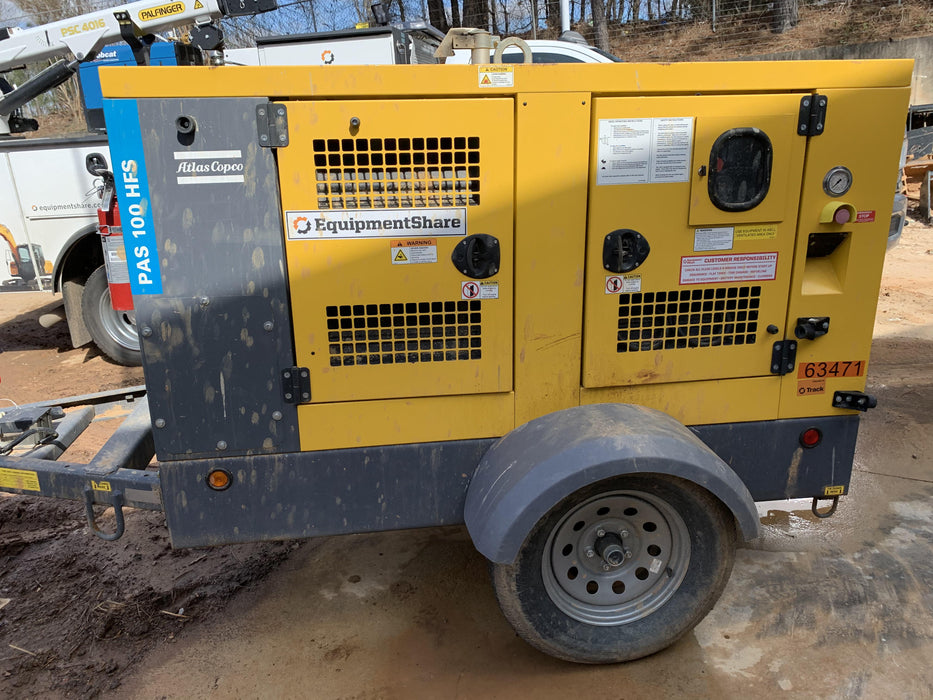 2020 ATLAS COPCO PAS 100 HF CS Enclosed