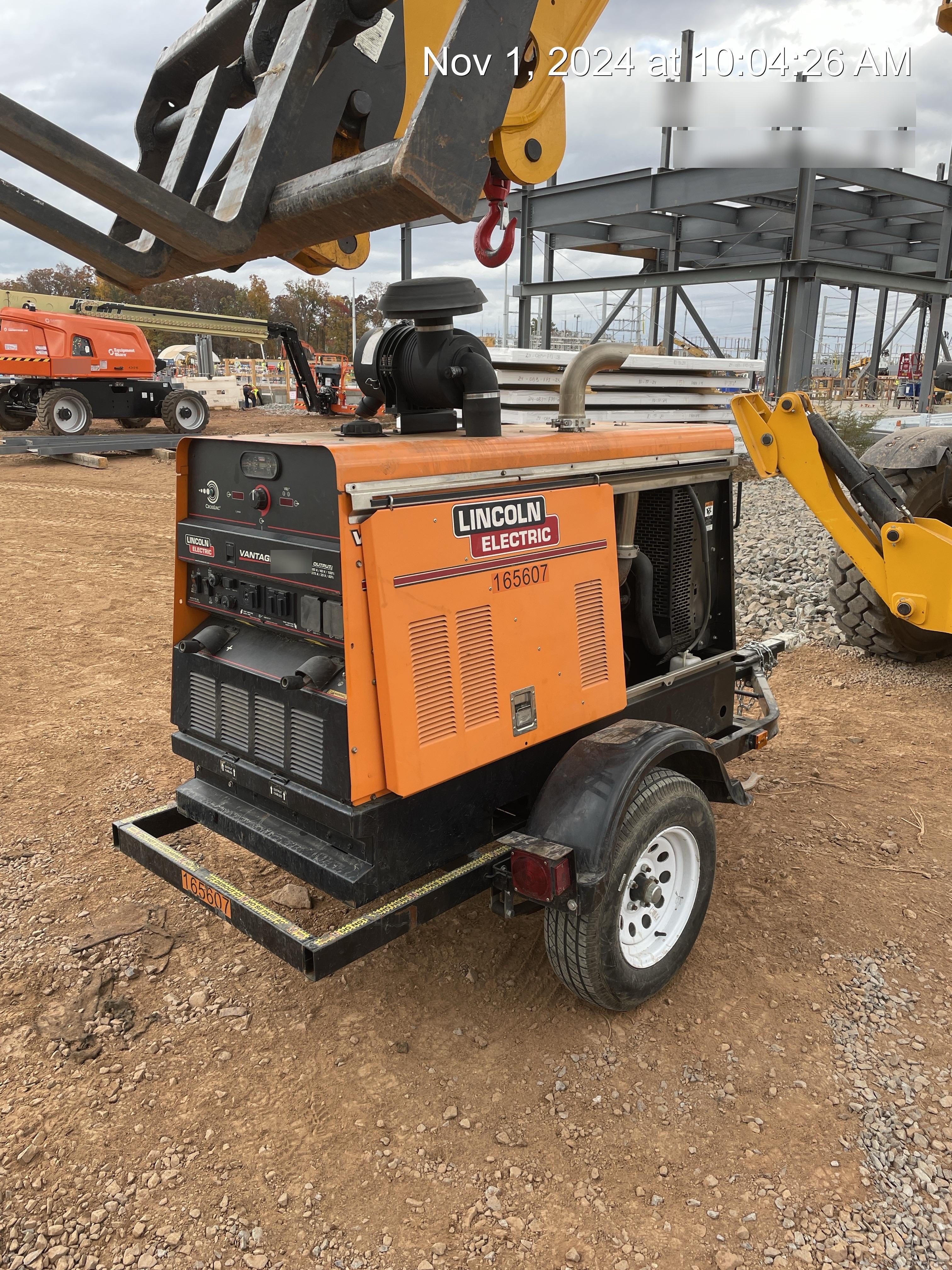 2021 Lincoln Electric Vantage 549X Ready Pak 3, ORANGE (includes trailer, cable rack, fender light kit)