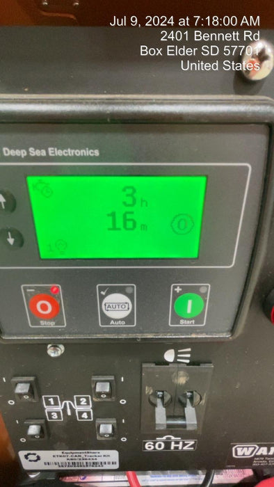 2024 Wanco WLTT-4MM4K Diesel, Deep Sea Controller, Shore Power Plug, Auto Start, (4) 350W LED Floodlights, 4kW Generator, 60 Gal Fuel Tank, 2" Ball, T3