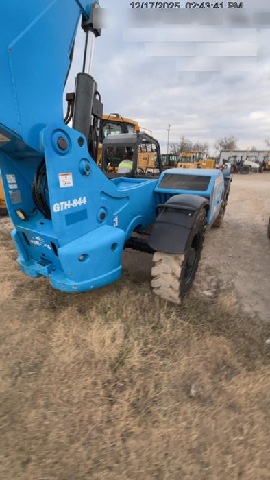 2018 Genie GTH-844 Genie GTH-844 w/ROPS, Work Lights, Solid Tires, RH Cab Mesh, Beacon, 60" Carriage and Forks