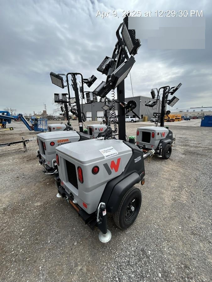 2024 Wacker Neuson LTT4 Diesel, Kohler KDW702, Deep Sea Controller, Auto Start, LED 320W, Bypass Outlet, T3