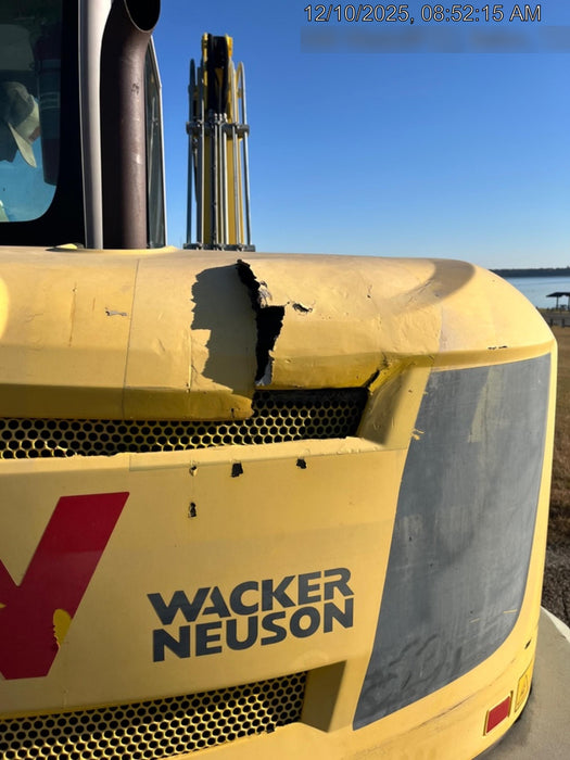 Wacker Neuson ET90 Enclosed Cab, Hybrid Tracks, Long Dipperstick, Bucket