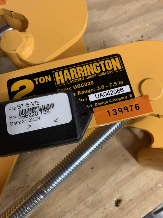 2021 HARRINGTON UBC020