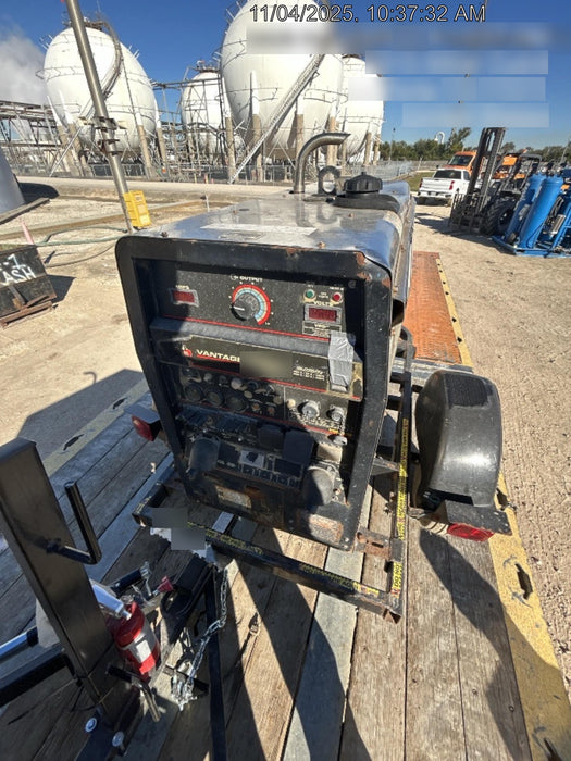 2019 Lincoln Electric Vantage 322 Ready-Pak 3, Two Wheel Trailer, Fender and Light Kit, Cable Rack