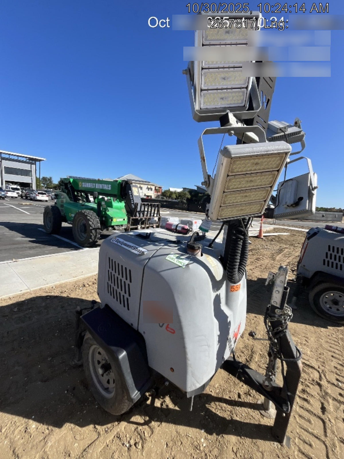 2019 Wacker Neuson LTV6K-LED Standard LED Towable Light Tower w/None
