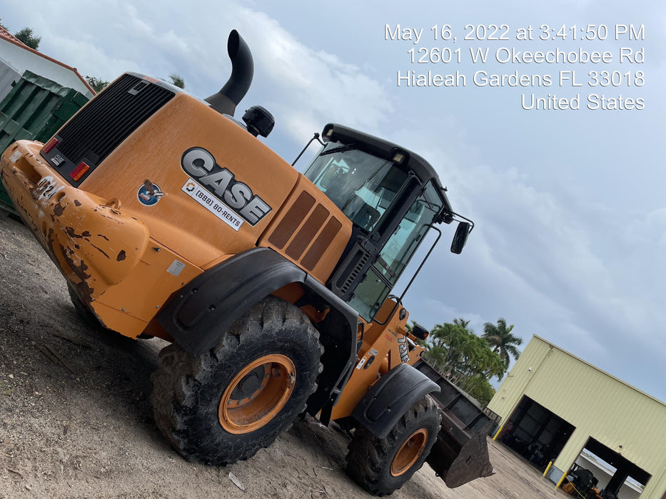 2016 Case 721F CLOSED CAB, JRB 416 STYLE HYD COUPLER