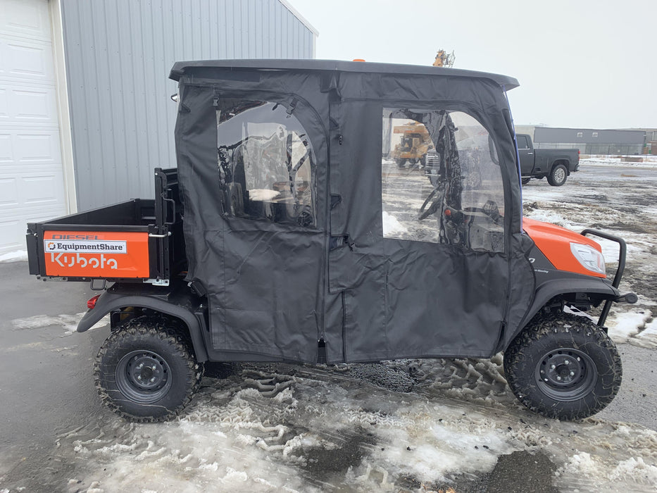 2022 Kubota RTV-X1140W-H Plastic Canopy, Windshield Acrylic Clear, LED Strobe Light, Wire Harness Kit, Back up Alarm