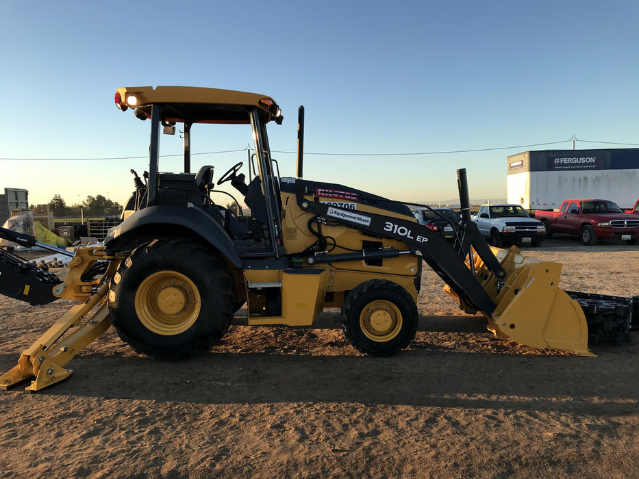 2020 John Deere 310LEP - Extendable Stick Canopy, 4WD, Extendable Stick, Pilot Controls, 2 Way Hydraulics, TAG Manual QC