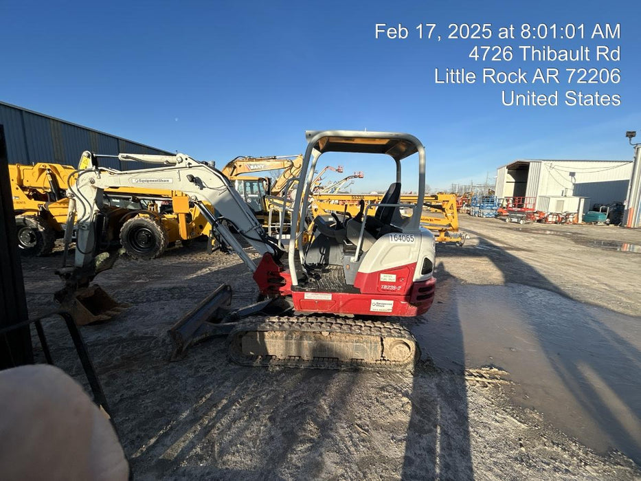 2021 Takeuchi TB235-2R Canopy, Rubber Tracks, Manual QC