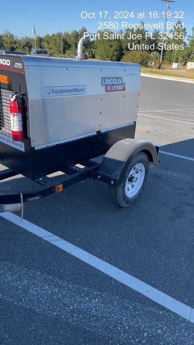 2024 Lincoln Electric LE400 Kubota V1505, Trlr, Cable Rack, Light Kit, ES Decals, T3