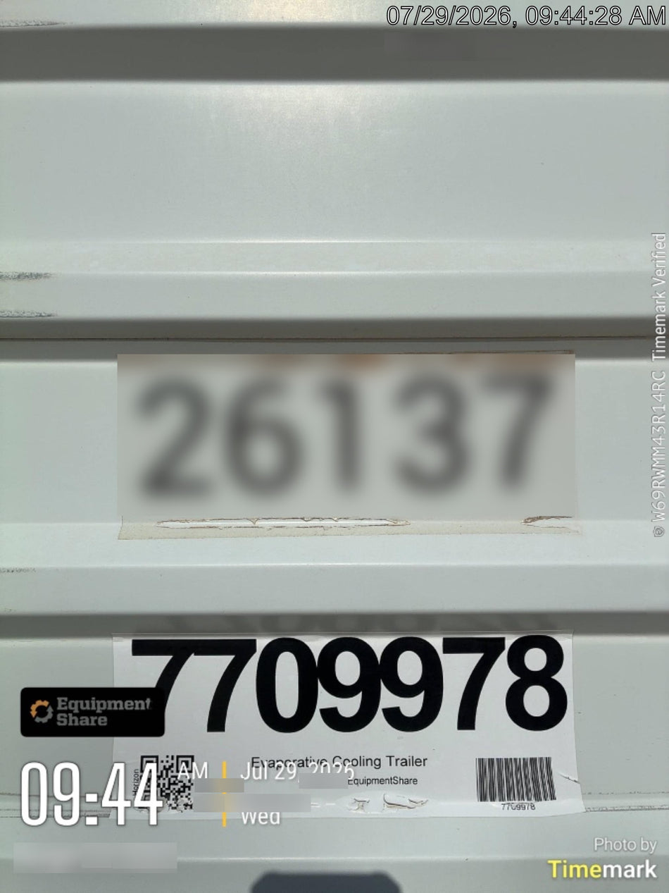 2019 CENTEX Cooling Trailer