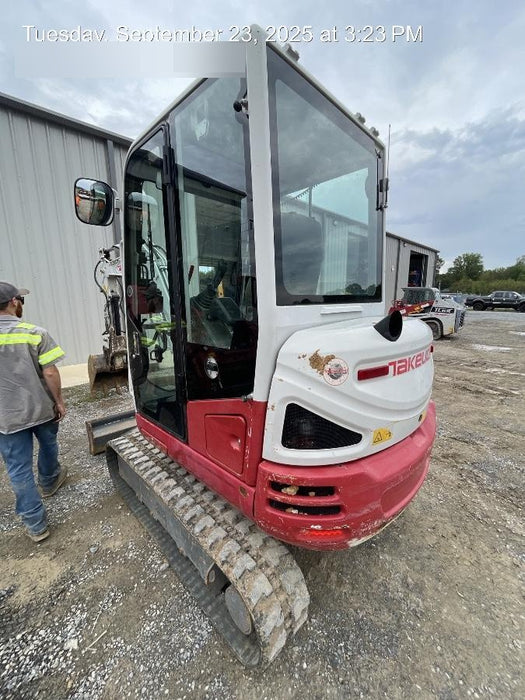 2020 Takeuchi TB235-2CR Cab/Heat/Air, Rubber Tracks, Manual TAG QC