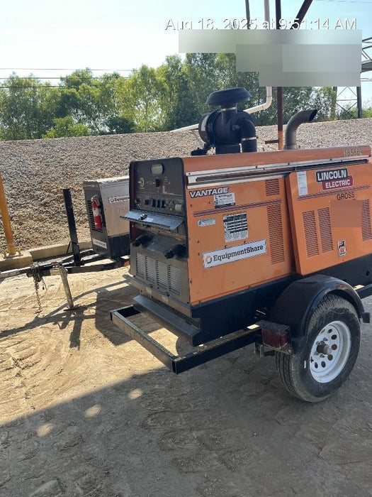 2021 Lincoln Electric Vantage 549X Ready Pak 3, ORANGE (includes trailer, cable rack, fender light kit)