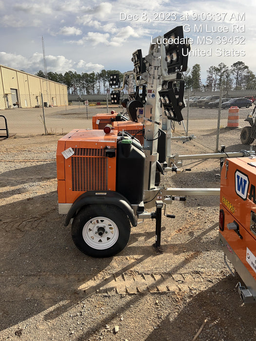 2023 Wanco WLTT-4MM4K Diesel, Deep Sea Controller, Shore Power Plug, Auto Start, (4) 350W LED Floodlights, 4kW Generator, 60 Gal Fuel Tank, 2" Ball, T3