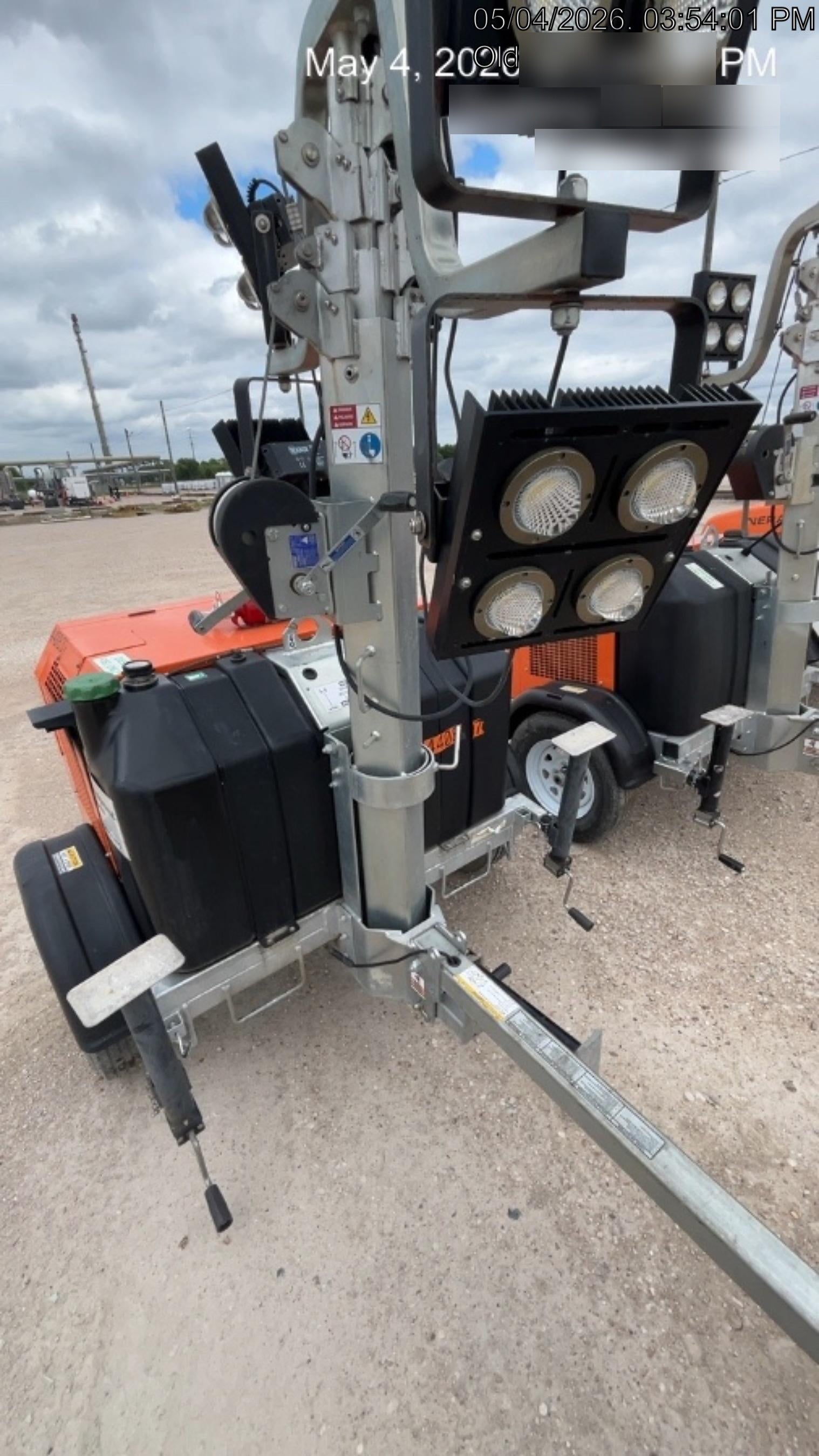 2024 Wanco WLTT-4MM4K Diesel, Deep Sea Controller, Shore Power Plug, Auto Start, (4) 350W LED Floodlights, 4kW Generator, 60 Gal Fuel Tank, 2" Ball, T3