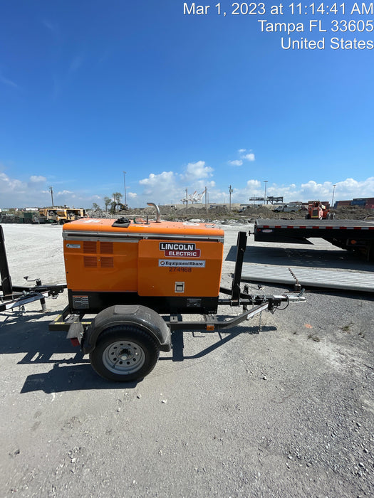 2022 Lincoln Electric LE400 Kubota V1505, Trlr, Cable Rack, Light Kit, ES Decals, T3