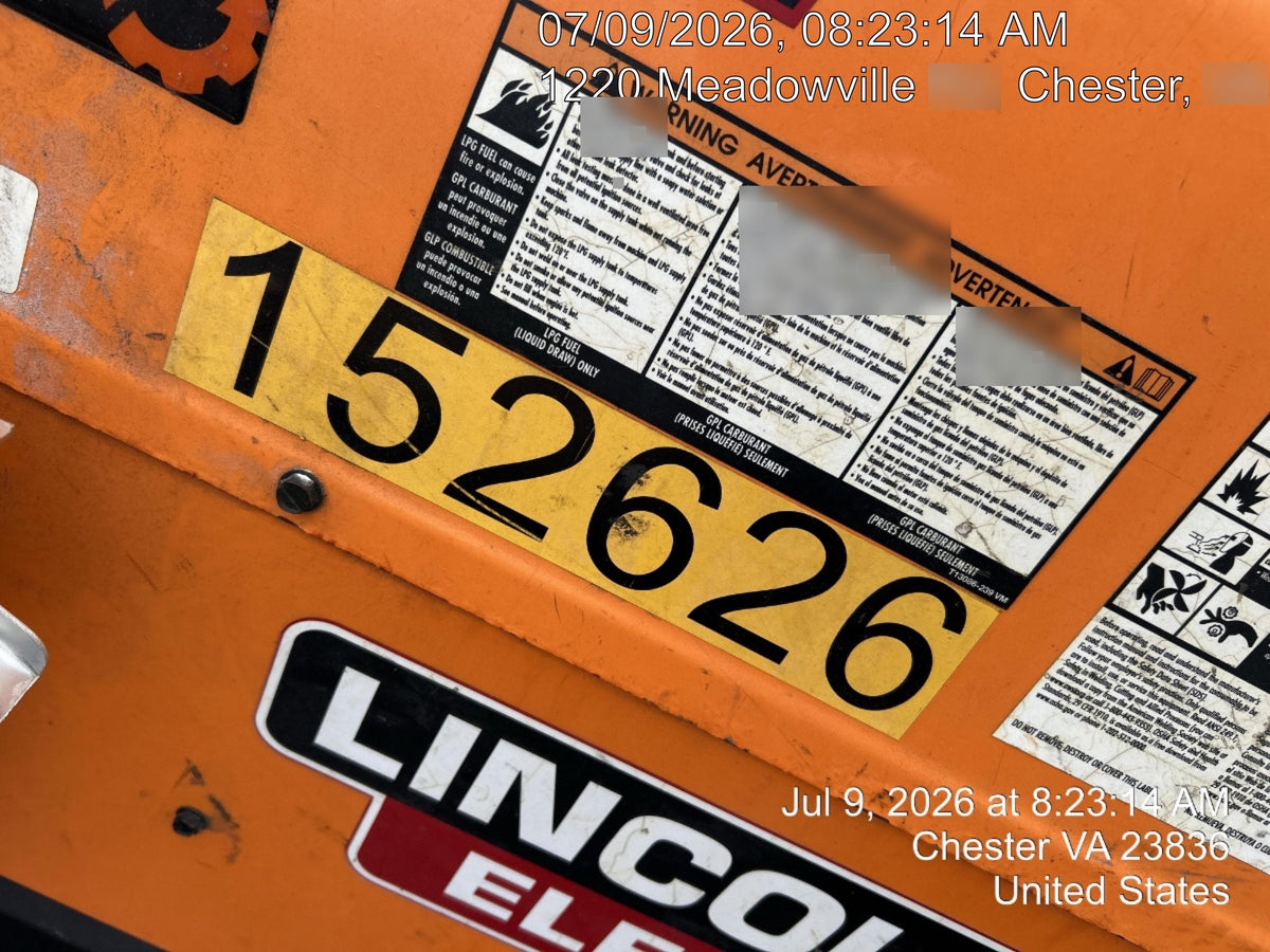 2021 Lincoln Electric Ranger 305 LPG LPG One-Pak (includes undercarriage, tank holder & tank strap) ORANGE