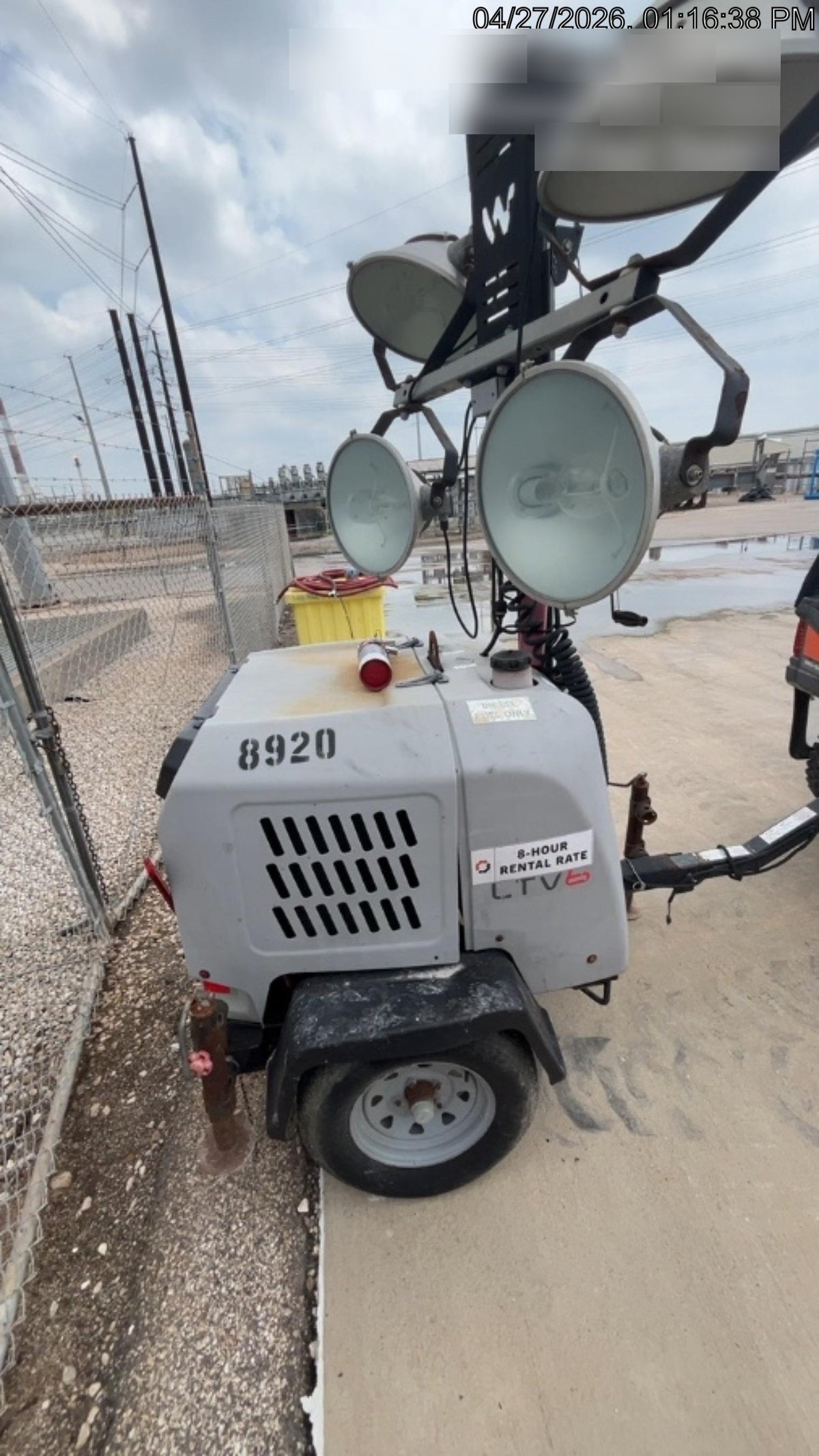 2018 Wacker Neuson LTV6L-MH Wacker Neuson LTV6L Towable Light Tower