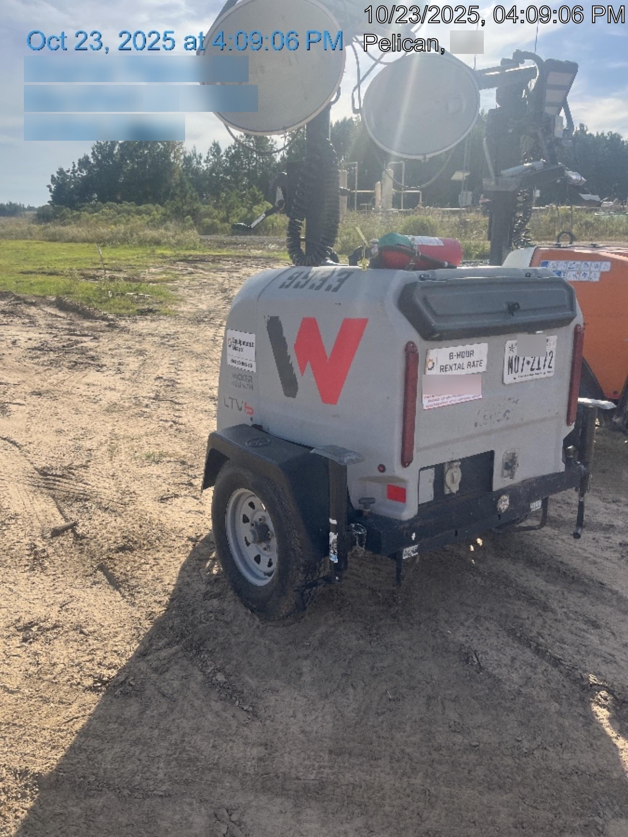 Wacker Neuson LTV6K-MH Wacker Neuson LTV6K Towable Light Tower