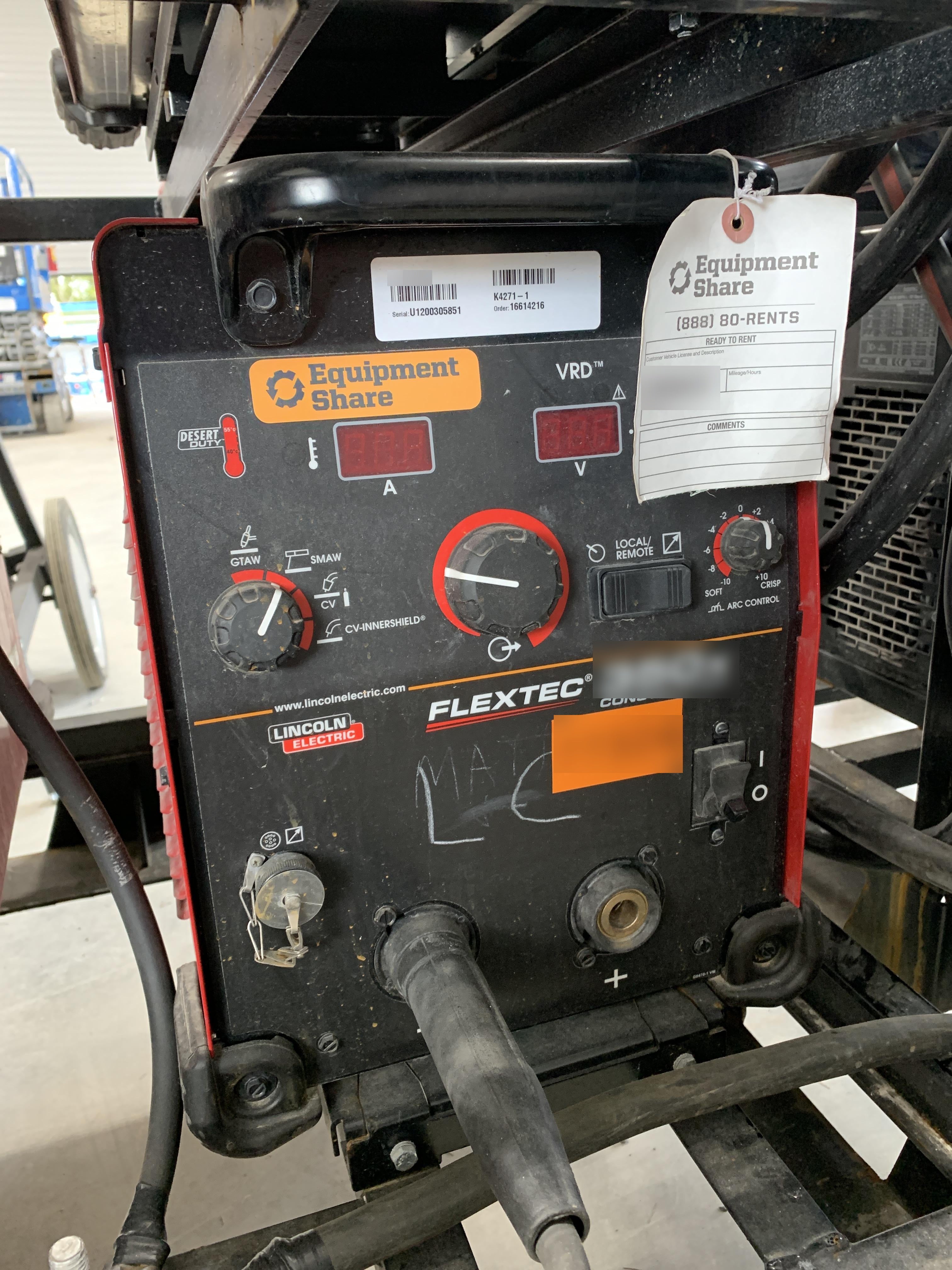 2020 LINCOLN ELECTRIC FLEXTEC 350X