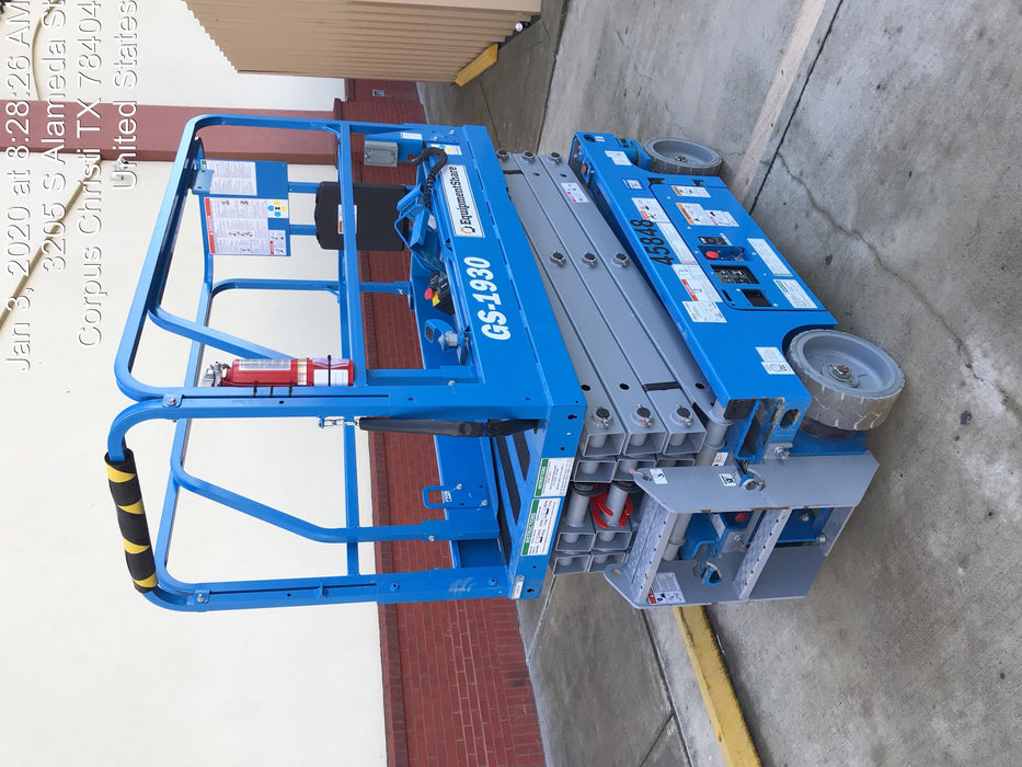 2019 Genie GS-1930 Fixed rails with chain Entry