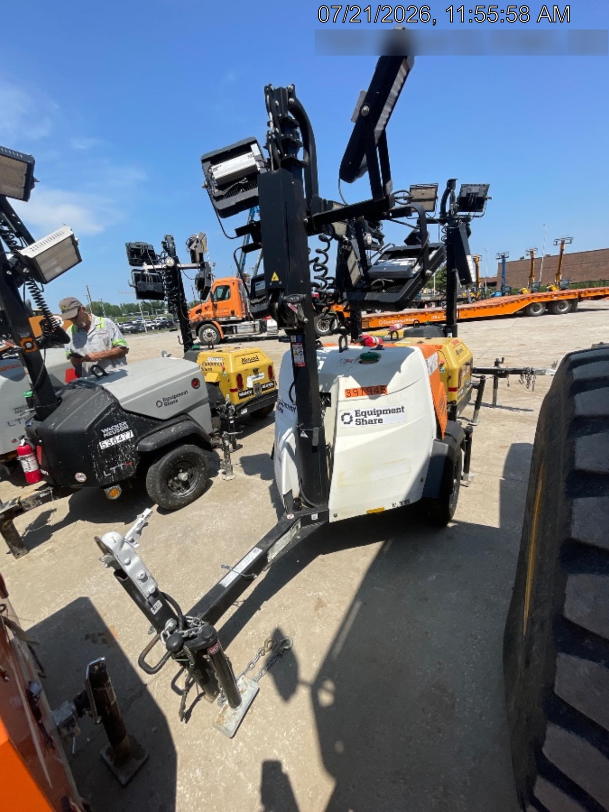 2024 Generac MLT2 Diesel, Flex Switch 120V Input, Powerzone Controller, 
(4) 320W LED Lights, 4kW Generator, 39.9 Gal Fuel Tank, 2" Ball, T3