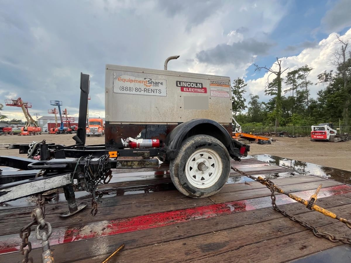 2018 Lincoln Electric Vantage 322 Lincoln Vantage 322 Welder Ready Pak 3 - Vantage 322, Trailer, Fender and light kit, Cable rack