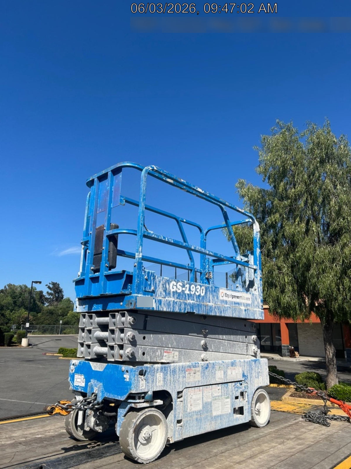2019 Genie GS-1930 Half Height Swing Gate, 800W Inverter