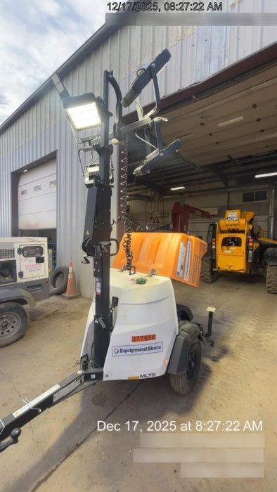 2023 Generac MLT2 Diesel, Flex Switch 120V Input, Powerzone Controller, 
(4) 320W LED Lights, 4kW Generator, 39.9 Gal Fuel Tank, 2" Ball, T3