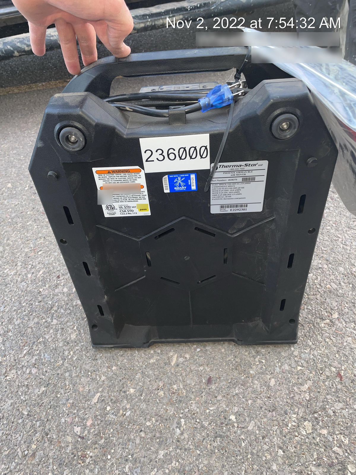 2022 PHOENIX AirMAX Radial Air Mover