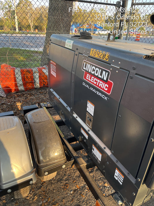 2021 Lincoln Electric Dual Maverick 200/200X Ready Pak 3, Includes Trailer, Cable Rack, Fender Light Kit