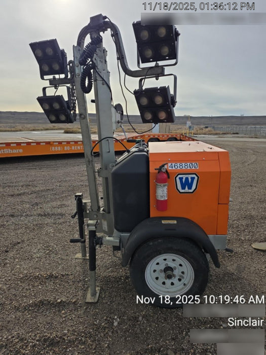 2024 Wanco WLTT-4MM4K Diesel, Deep Sea Controller, Shore Power Plug, Auto Start, (4) 350W LED Floodlights, 4kW Generator, 60 Gal Fuel Tank, 2" Ball, T3