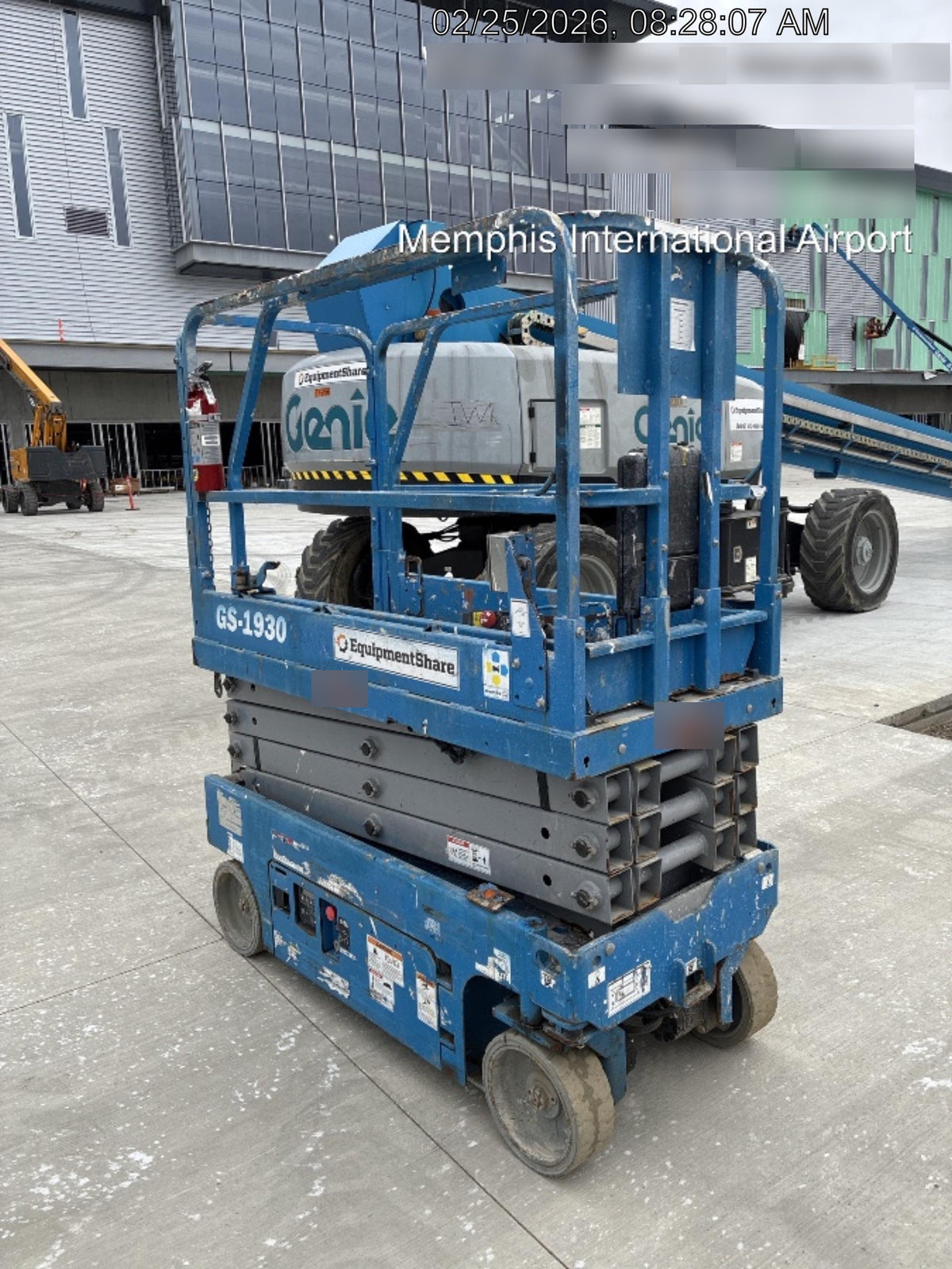 2019 Genie GS-1930 Fixed Rails with Chain Entry