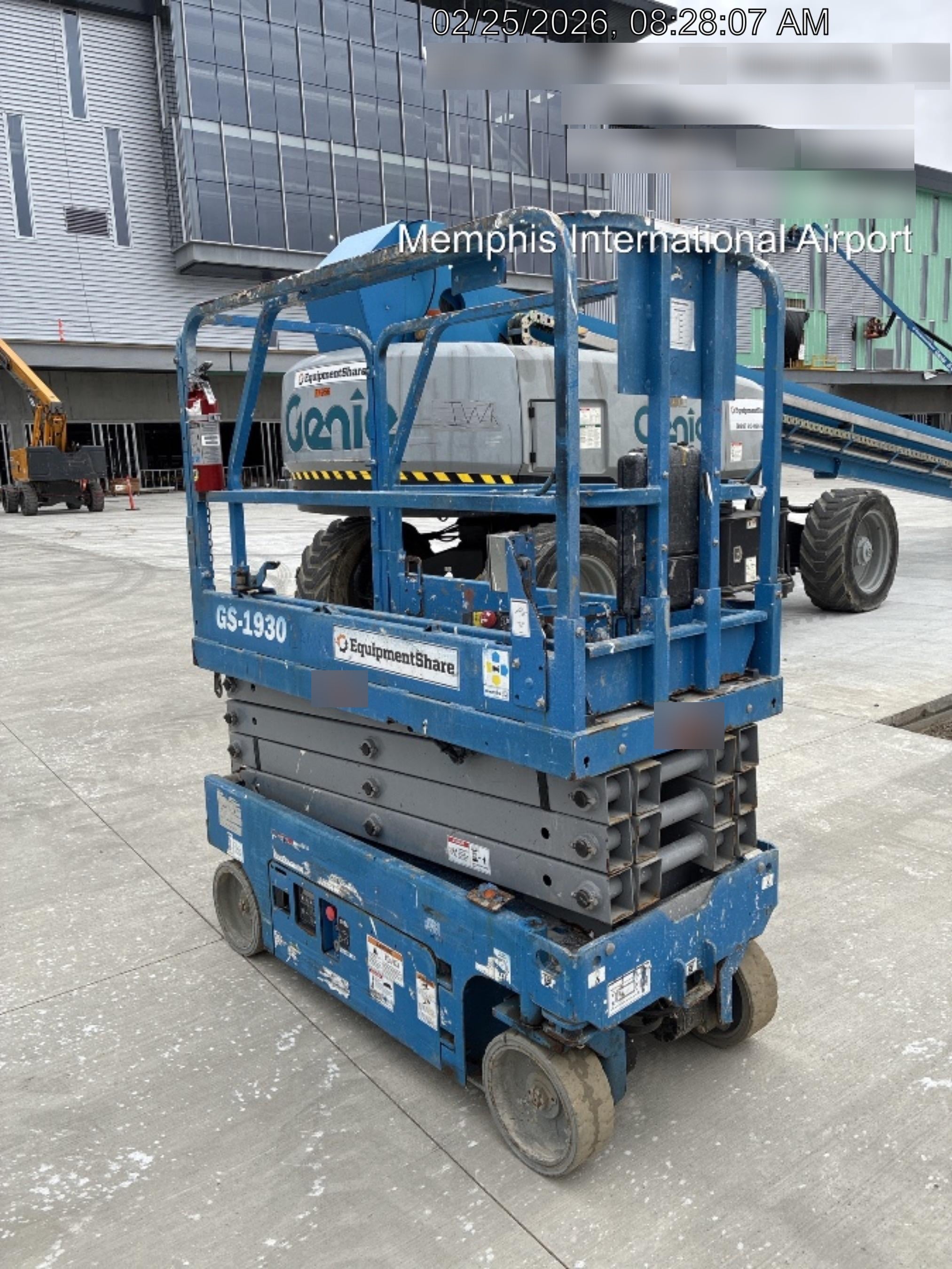 2019 Genie GS-1930 Fixed Rails with Chain Entry