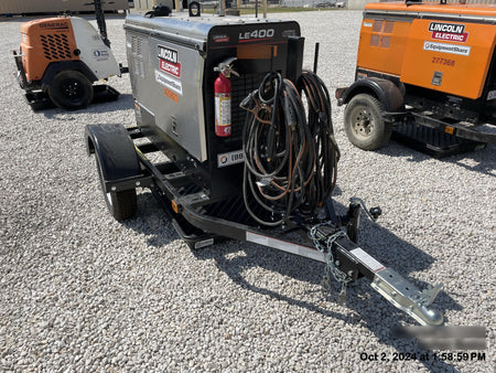 2024 Lincoln Electric LE400 Kubota V1505, Trlr, Cable Rack, Light Kit, ES Decals, T3
