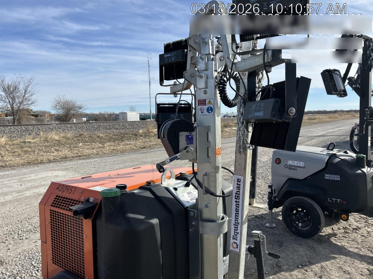 2024 Wanco WLTT-4MM4K Diesel, Deep Sea Controller, Shore Power Plug, Auto Start, (4) 350W LED Floodlights, 4kW Generator, 60 Gal Fuel Tank, 2" Ball, T3