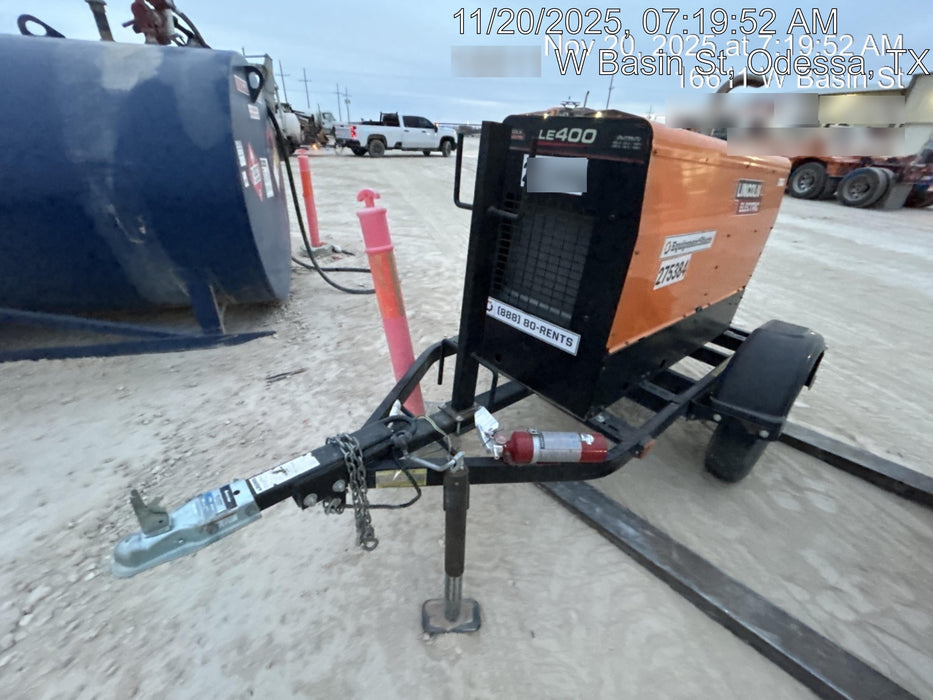 2022 Lincoln Electric LE400 Kubota V1505, Trlr, Cable Rack, Light Kit, ES Decals, T3