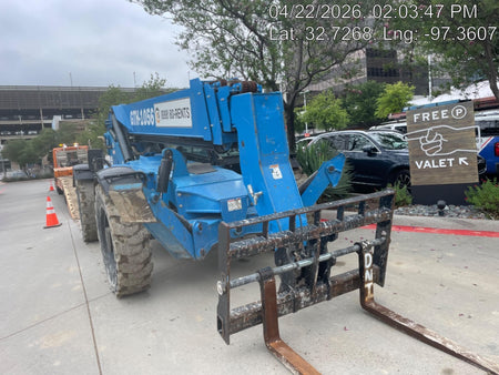 2019 Genie GTH-1056 Cab/Heat/AC, FF Tires, LED Work Lights, Beacon 60" QA Carriage, 60" Forks
